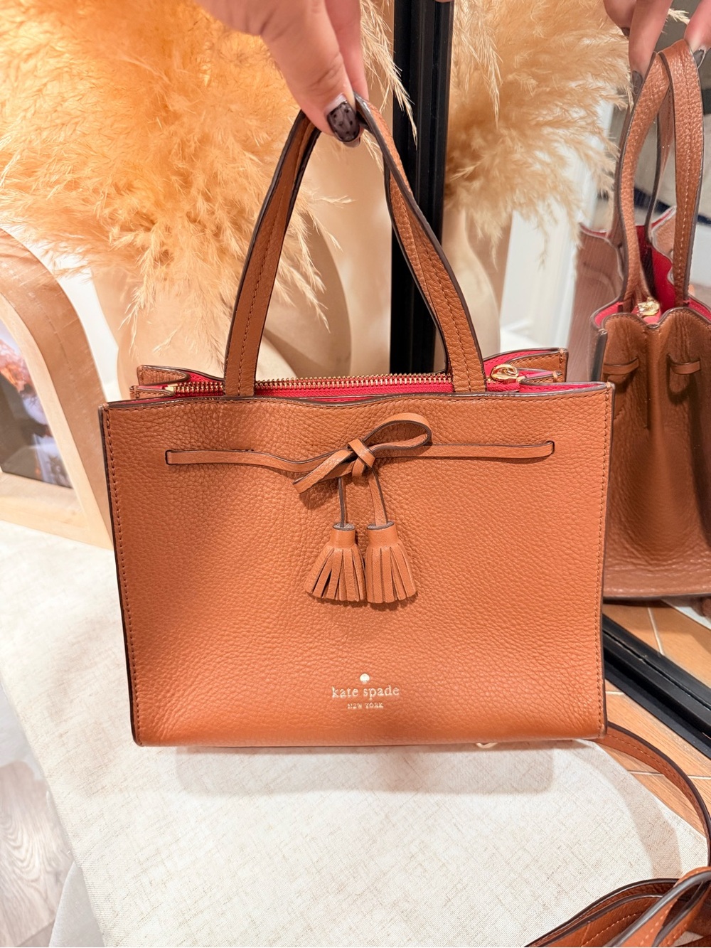 Kate Spade New York Hayes Leather Satchel Tote